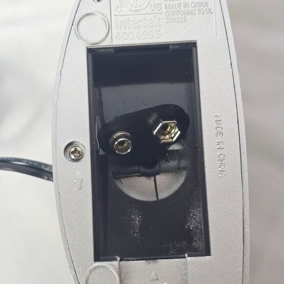 Sharp LED Digital Alarm Clock,‎ Swivel Base, SilverCase, Red Display, SPC033 - Picture 4 of 7